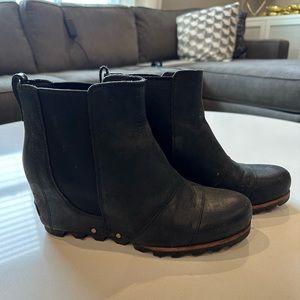 Sorel Lea Wedge Waterproof Boot 9 Black